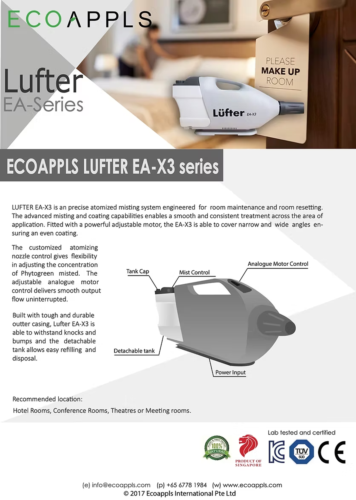Lüfter EA-X3 Brochure